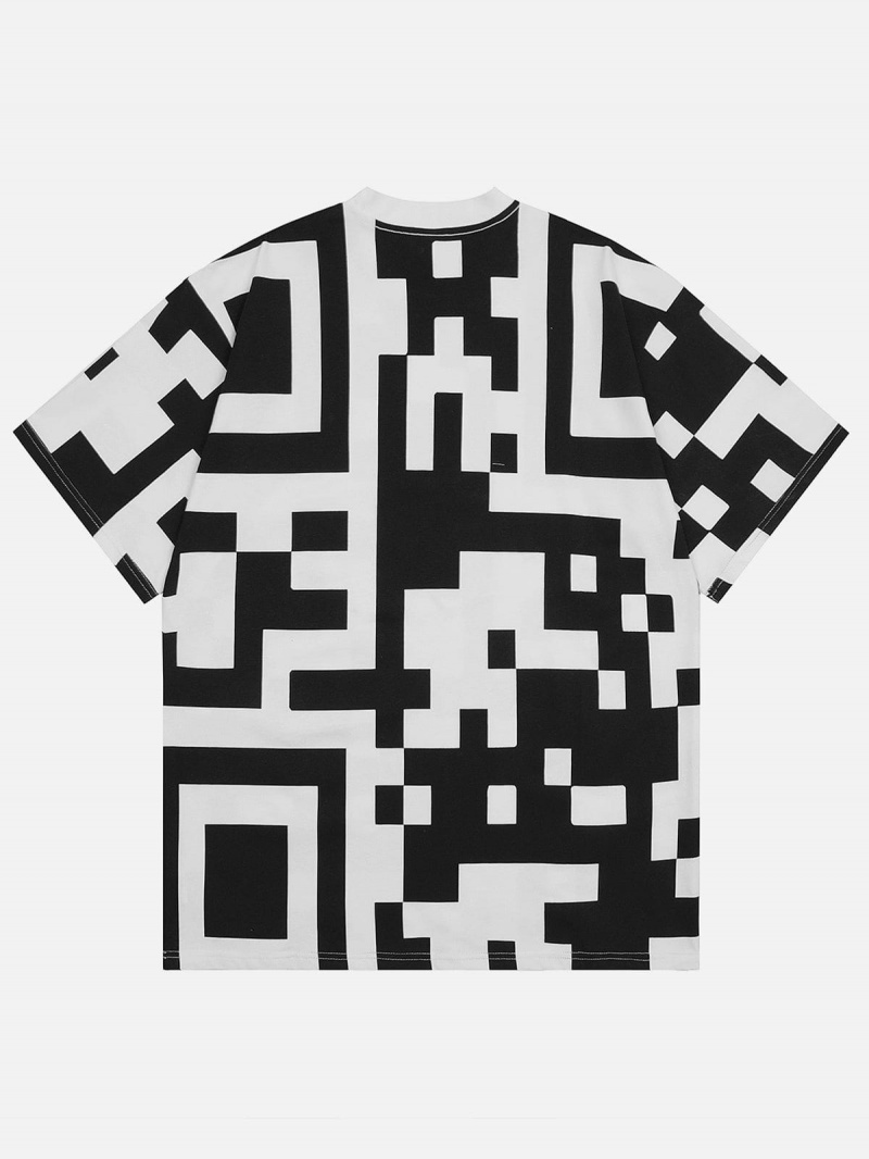 Blanche  T Shirts Aelfric Eden Qr Code Print Tee - KKS-8855747